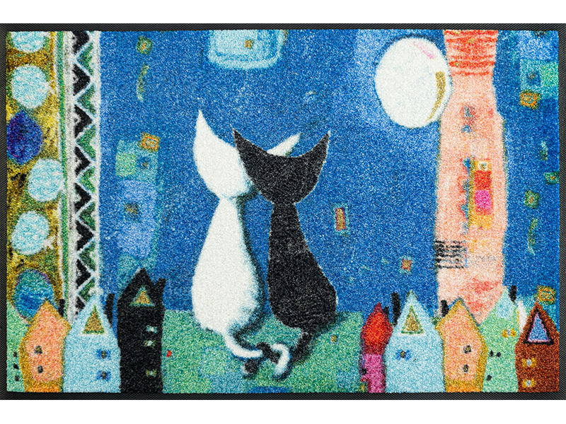 שטיח דגם "חתולים רומנטיקה"